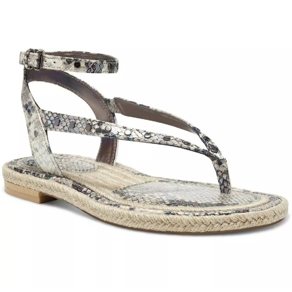 Vince Camuto Womens Kelmia Leather Ankle Strap Strappy Sandals‎ Shoes Sz 5 7753